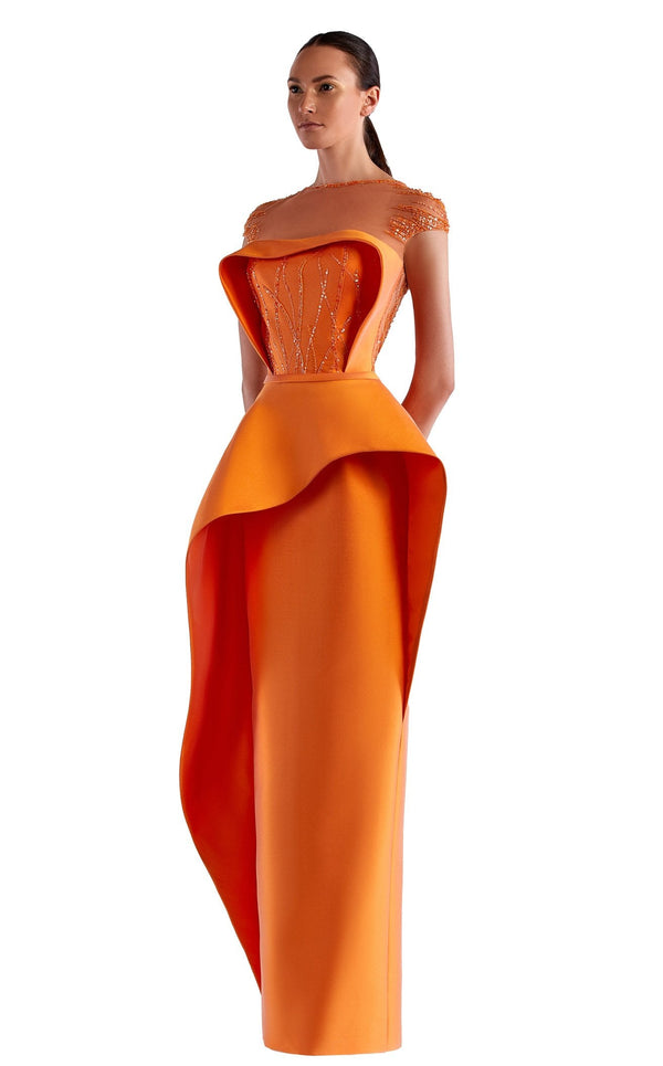 Orange Designer Dress for Any Occasion ...